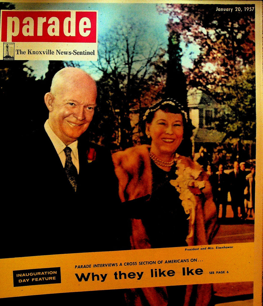 Parade Magazine January 20 1957 Gwen Verdon Floyd Patterson Rossano Brazzi0