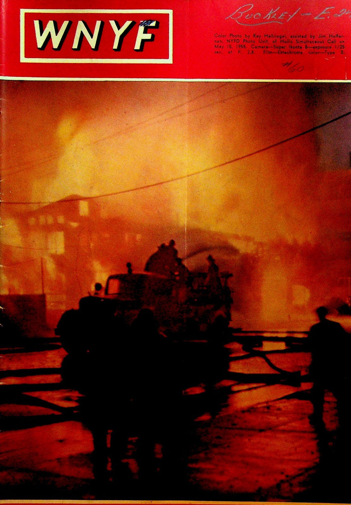 WNYF With New York Firefighters Magazine July 1955 Short History of Department0
