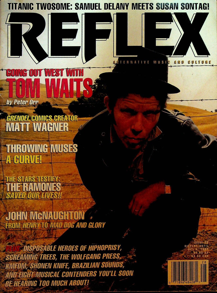 Reflex Magazine 28 1992 Tom Waits Throwing Muses Ramones Matt Wagner Grendel
