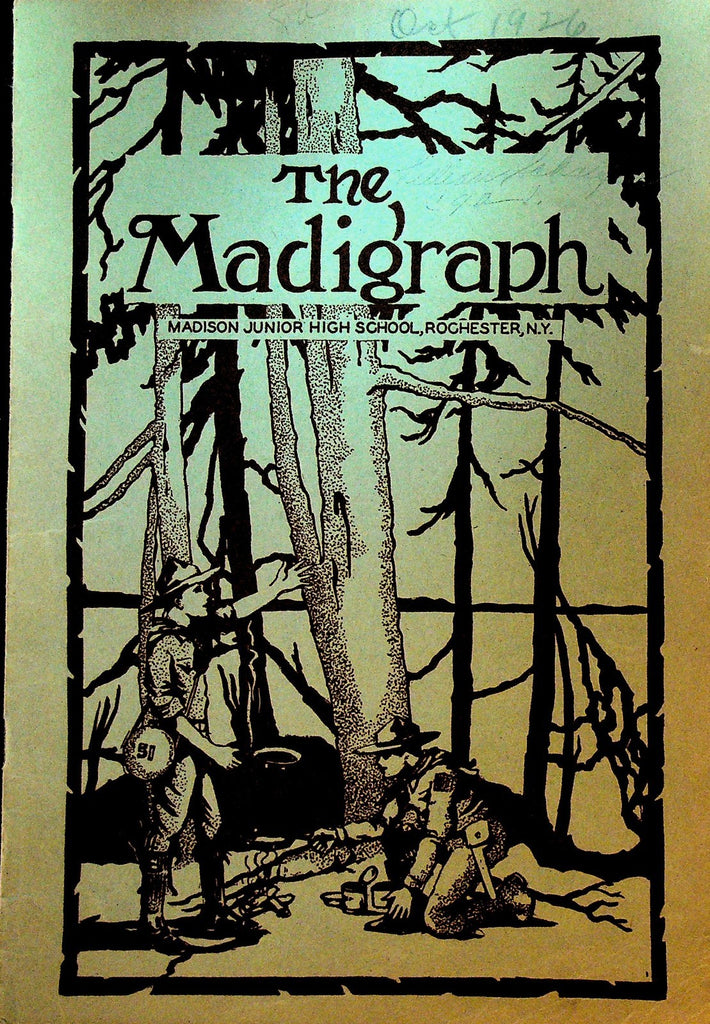 The Madigraph School Magazine Madison Junior High Rochester NY October 19260