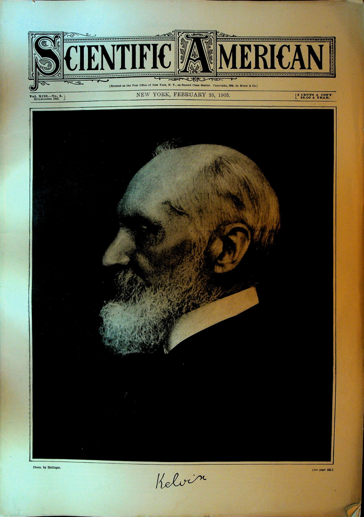Scientific American February 25 1905 Heaton Airship Quality Lord Kelvin0