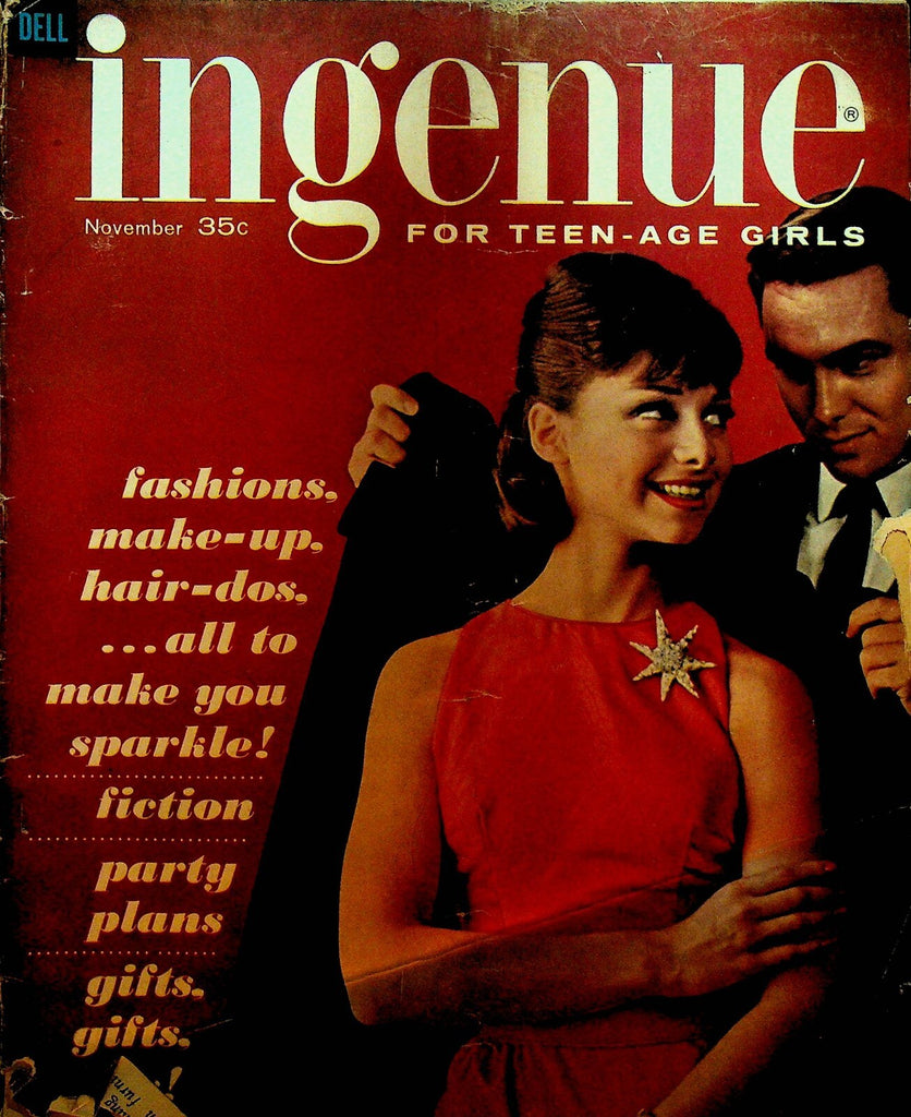 Teenagers Ingenue Magazine November 1960 Fashion Beauty Hair Dos Troy Donahue0