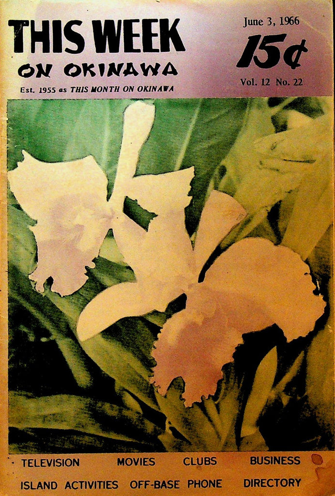 This Week on Okinawa Magazine June 3 1966 Military Base0