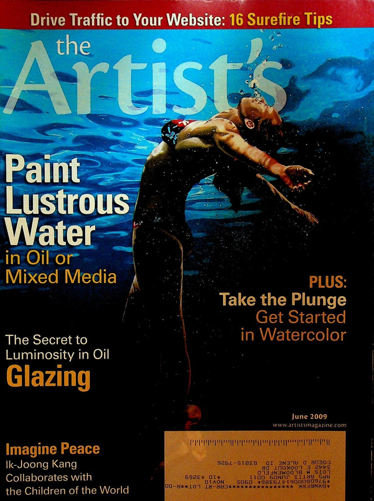 The Artist's Magazine June 2009 Honore Daumier Randel Plowman Patti Brady0