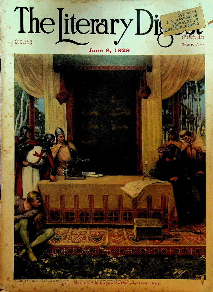 Literary Digest June 8 1929 Prohibition Communists in Germany0