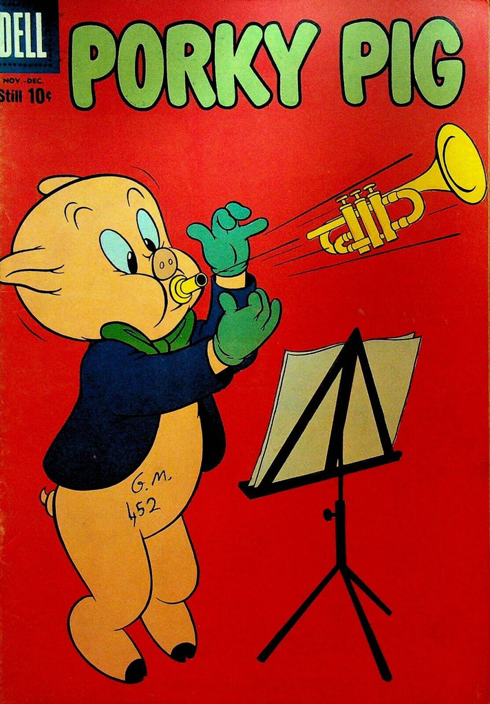 Porky Pig Comic Book 67 Dell Comics 1960 Playing Trumpet