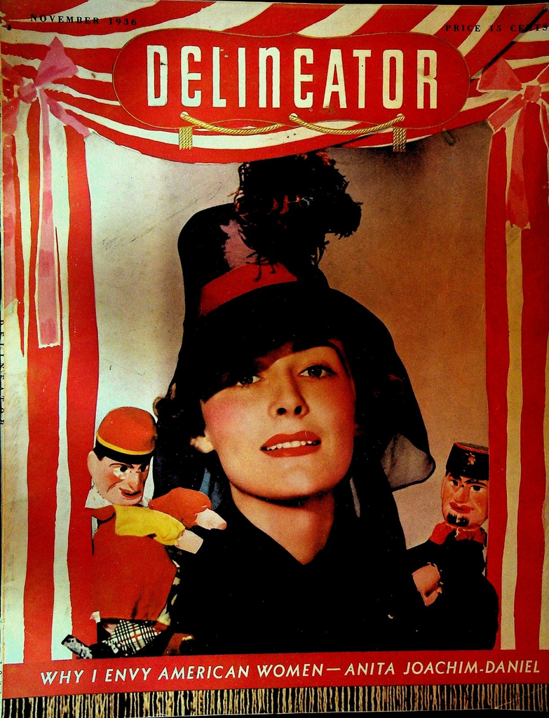 Delineator Magazine November 1936 Anita Joachim Daniel Margaret Sangster0