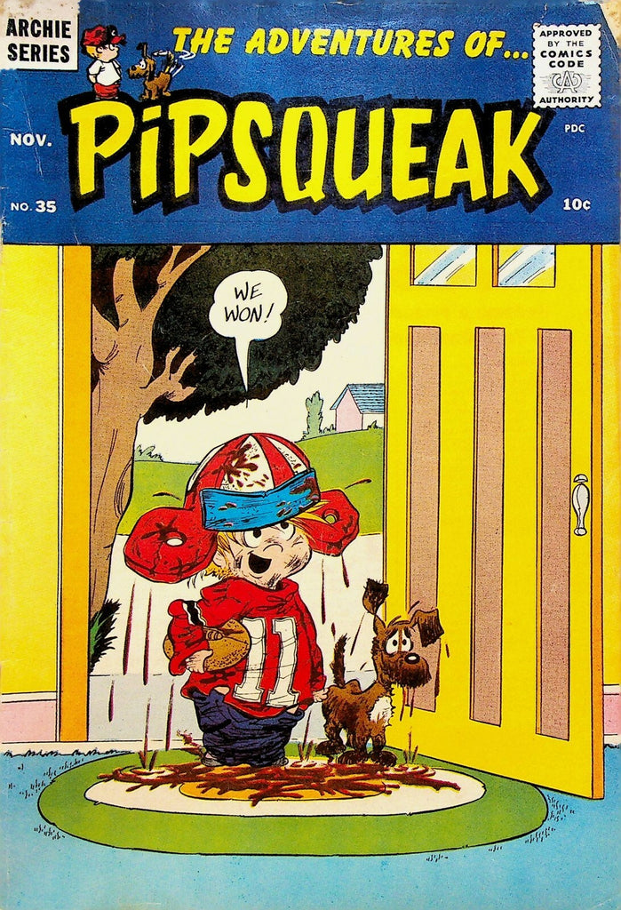 Adventures of Pipsqueak Archie Comics 1959 Football 0