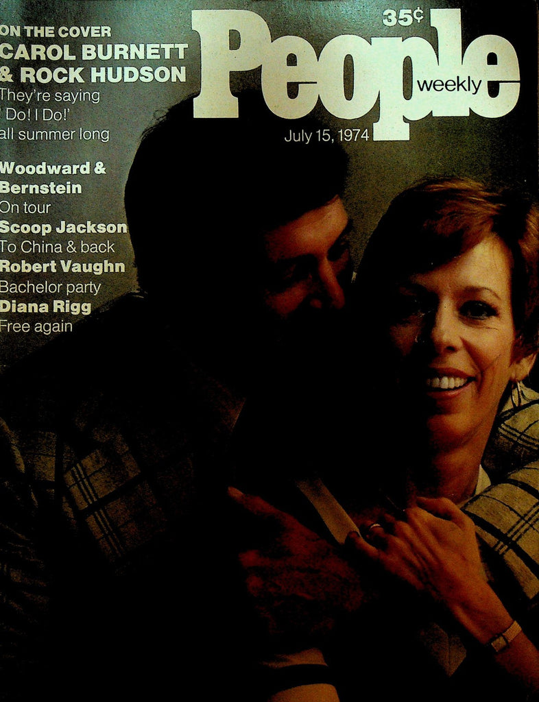 People Magazine July 15 1974 Carol Burnett Rock Hudson Robert Vaughn Diana Rigg0