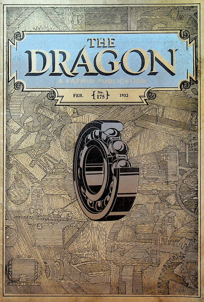 Fafnir Bearing Co New Britain Dragon Magazine 1932 Lake Placid Winter Olympics0