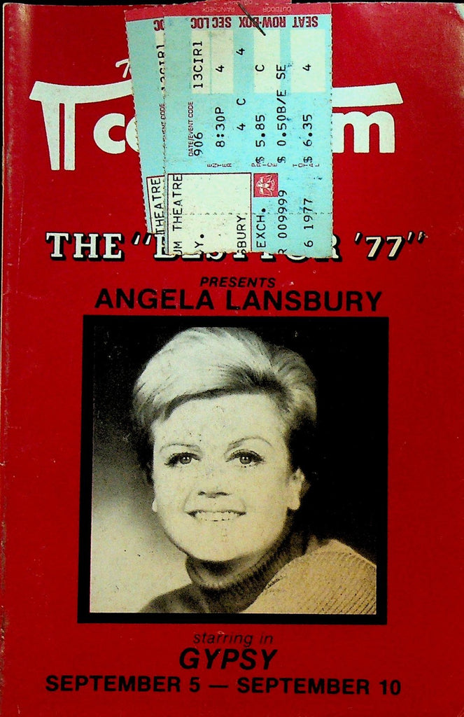 Gypsy Playbill 1977 Angela Lansbury Ed Riley Carol Morley Gloria Rossi0