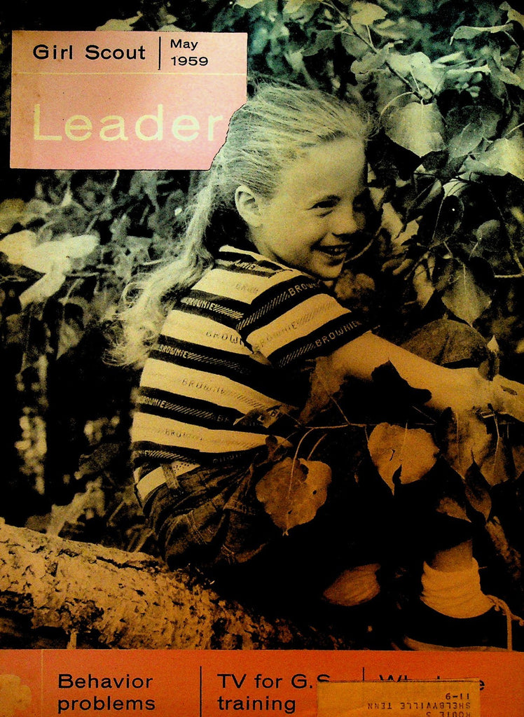 Girl Scout Leader Magazine May 1959 Japan Elizabeth Chapman Gretta Moulton0