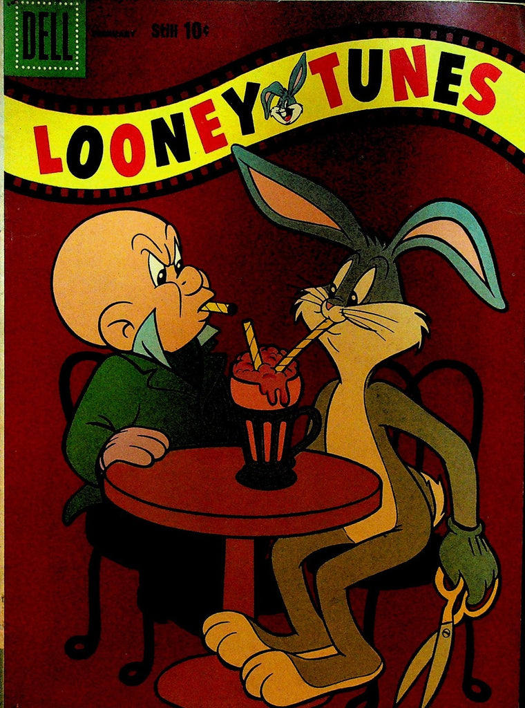Looney Tunes 205 Dell Comics 1959 Bugs Bunny Elmer Fudd Share Milk Shake Straws0