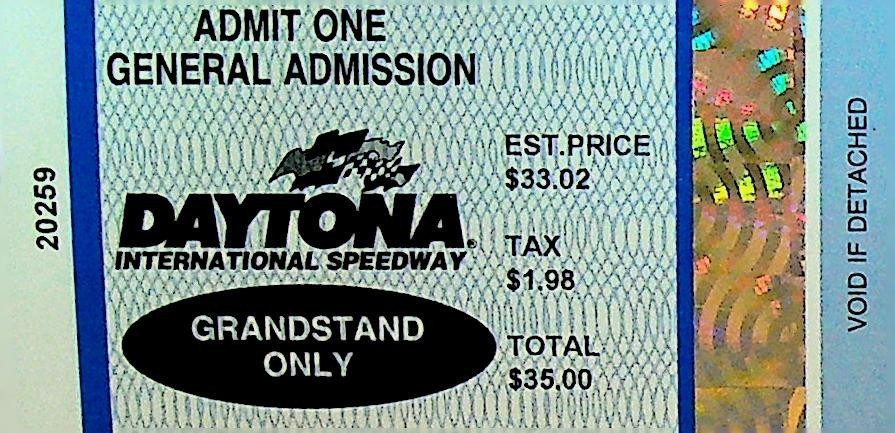 Daytona International Speedway General Admission Grandstand Ticket0