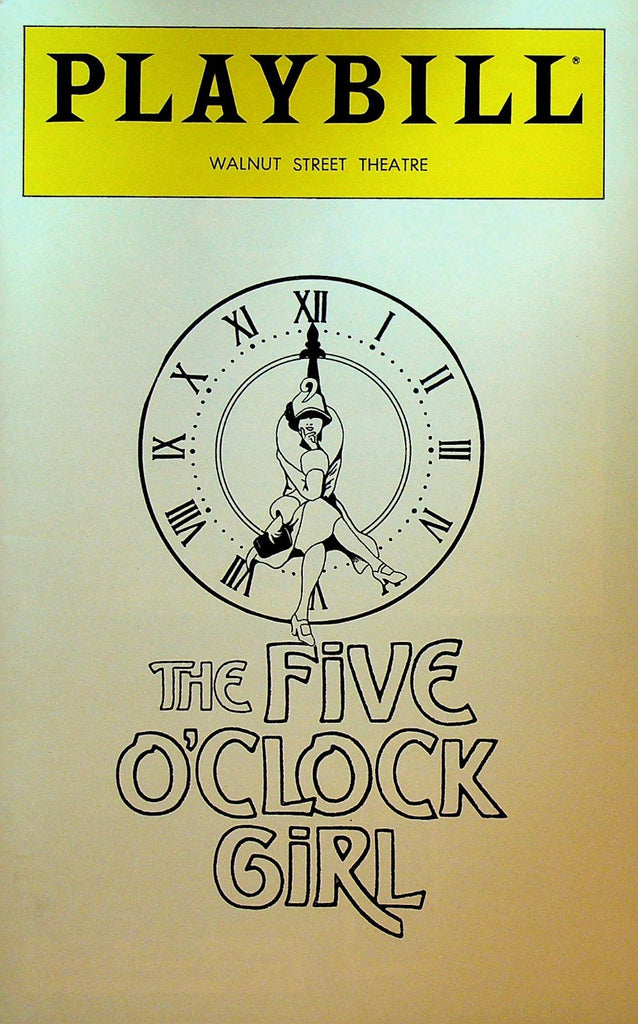 The Five O'Clock Girl Playbill 1980 Lisby Larson Pat Stanley Roger Rathburn0