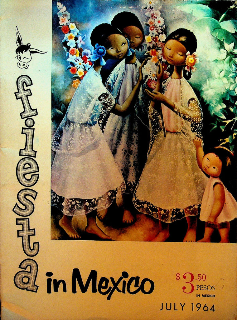 Fiesta in Mexico Magazine July 1964 Acapulco Tehuantepec Puerto Vallarta0