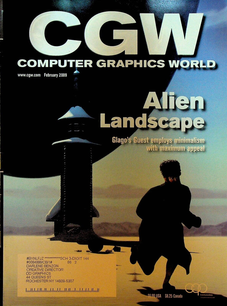 CGW Computer Graphics World Magazine February 2009 Glago's Guest Presto