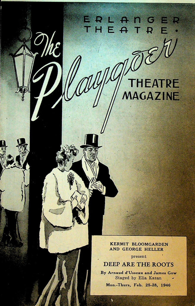 Deep Are the Roots Playbill February 25 1946 Franki Lynn Jessie Grayson0