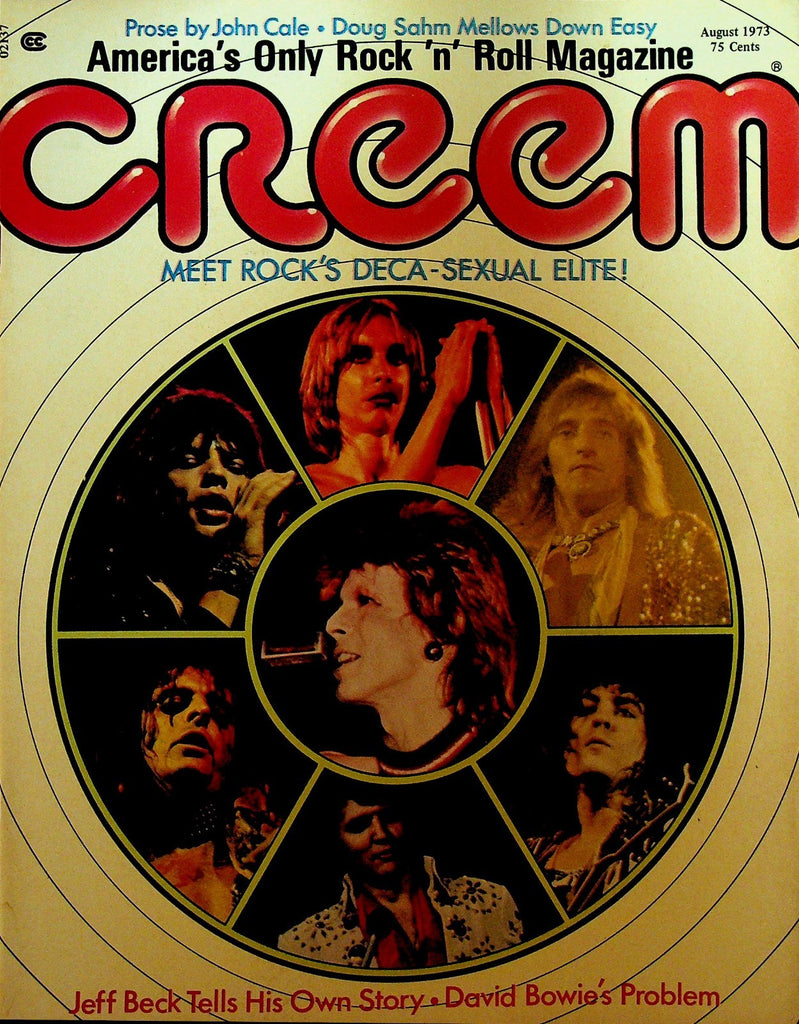 Creem Magazine August 1973 Iggy Pop David Bowie Mick Jagger Rod Stewart0