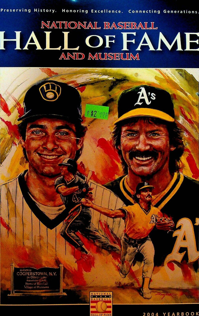 National Baseball Hall of Fame 2004 Yearbook Paul Molitor Dennis Eckersley