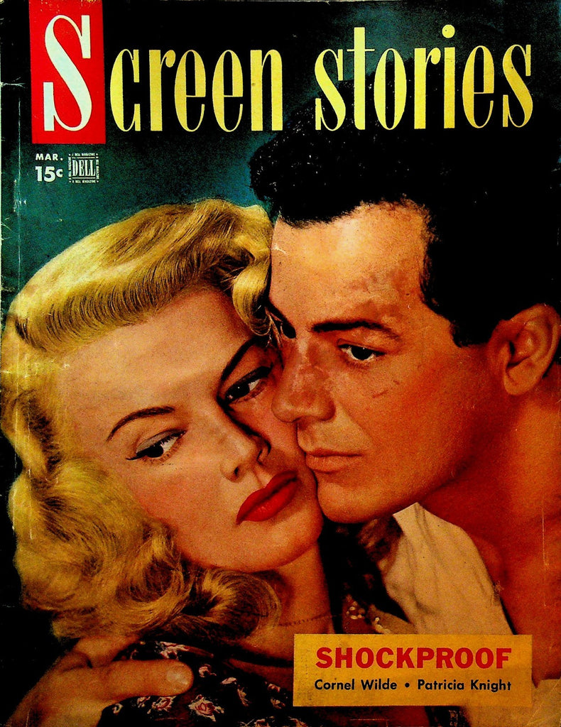 Screen Stories March 1949 Cornel Wilde Patricia Knight Shirley Temple0