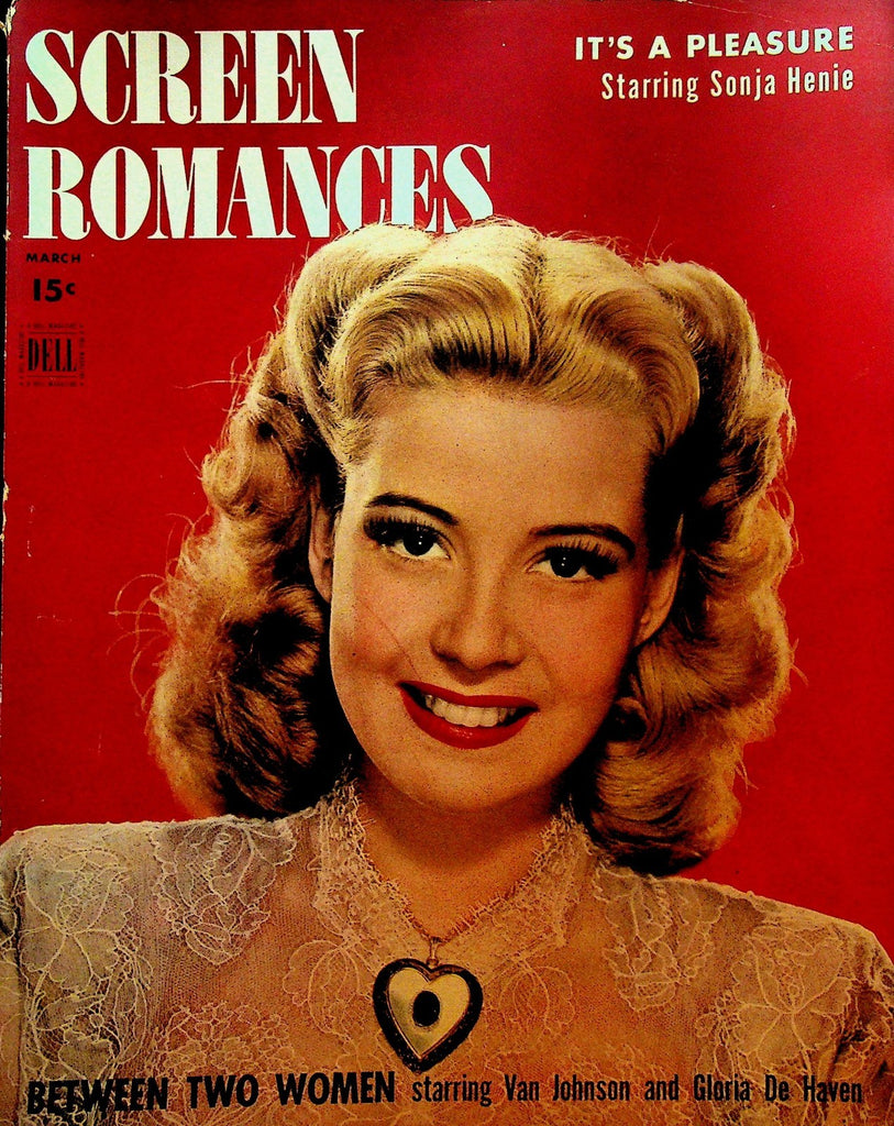 Screen Romances March 1945 Three Caballeros Donald Duck Gloria De Haven0