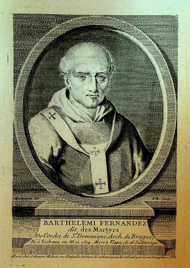 Bartolomeu Fernandes dos Mártires Portuguese Theologian Print 1800s0