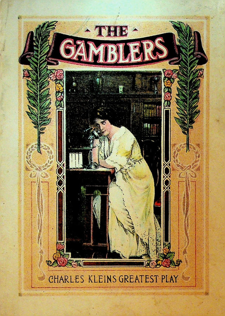 The Gamblers 1912 Play Booklet Charles Klein Hyperion Theatre New Haven Ct0
