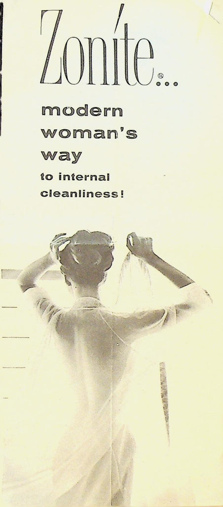 Zonite for the Douche Brochure Modern Woman's Way to Internal Cleanliness0
