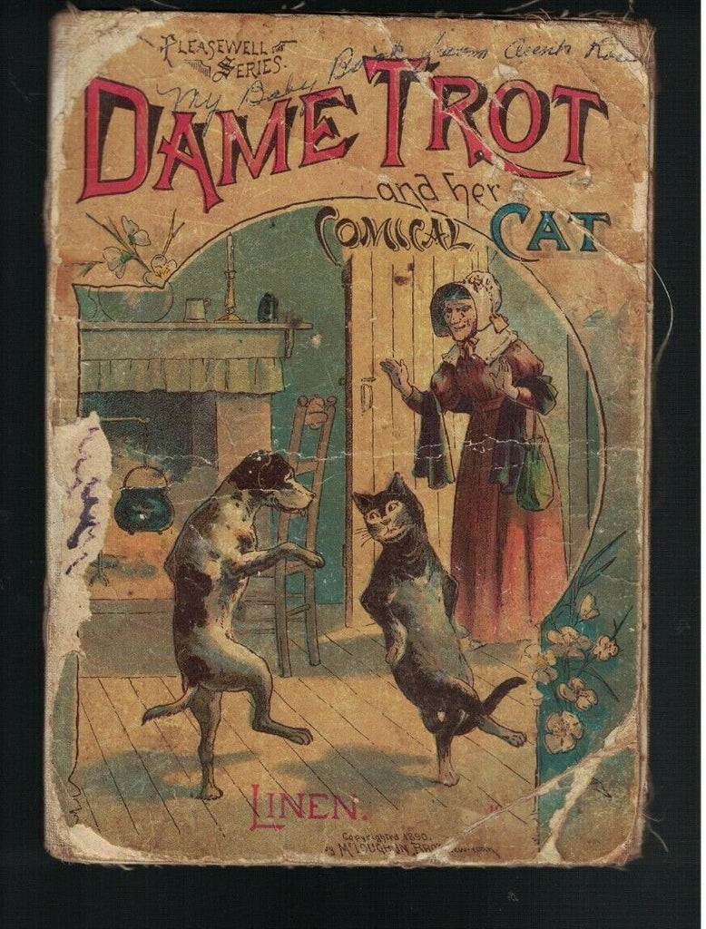 Dame Trout and Her Comical Cat Pleasewell Series Linen Book 18900