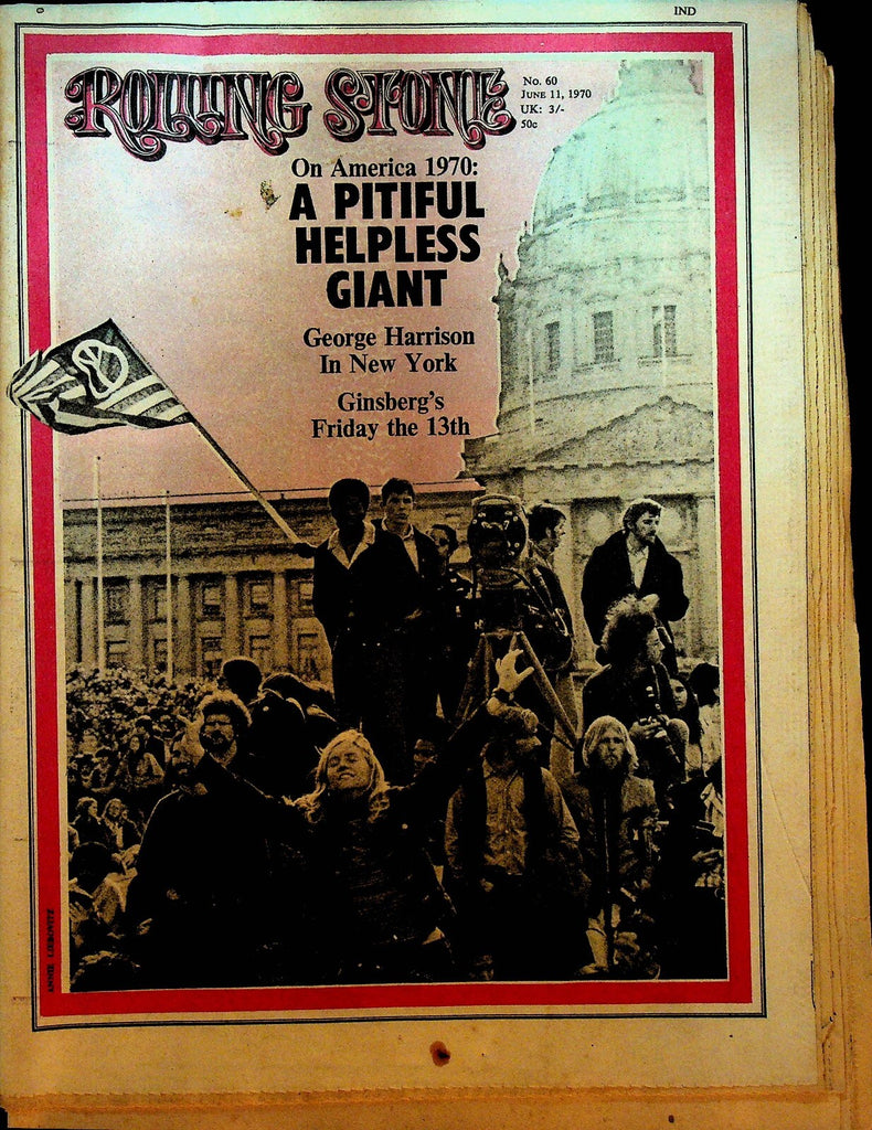 Rolling Stone #60 June 11 1970 Jackson State Killings Allen Ginsberg0