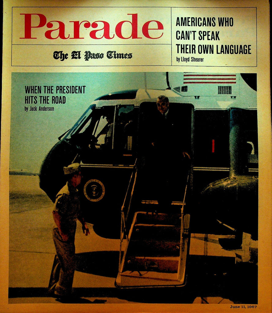 Parade Magazine June 11 1967 LBJ Nancy Sinatra Black American Dialect0