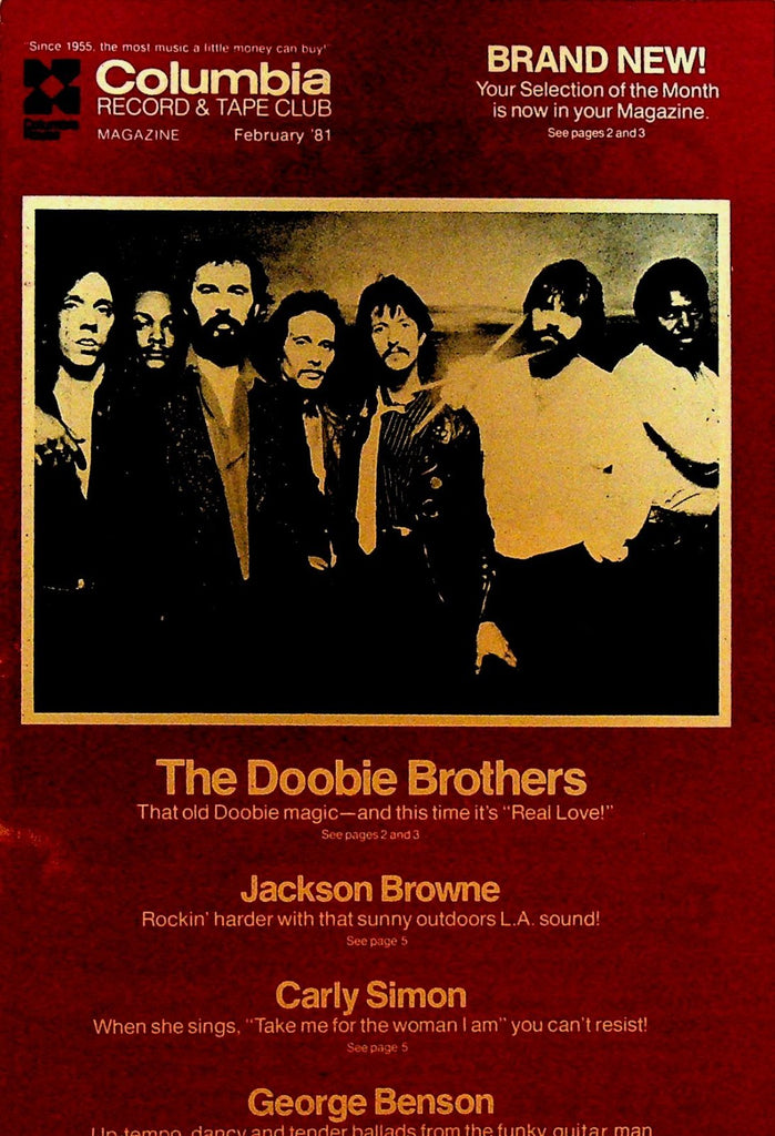 Columbia Record & Tape Club Catalog February 1981 Doobie Brothers Blondie0