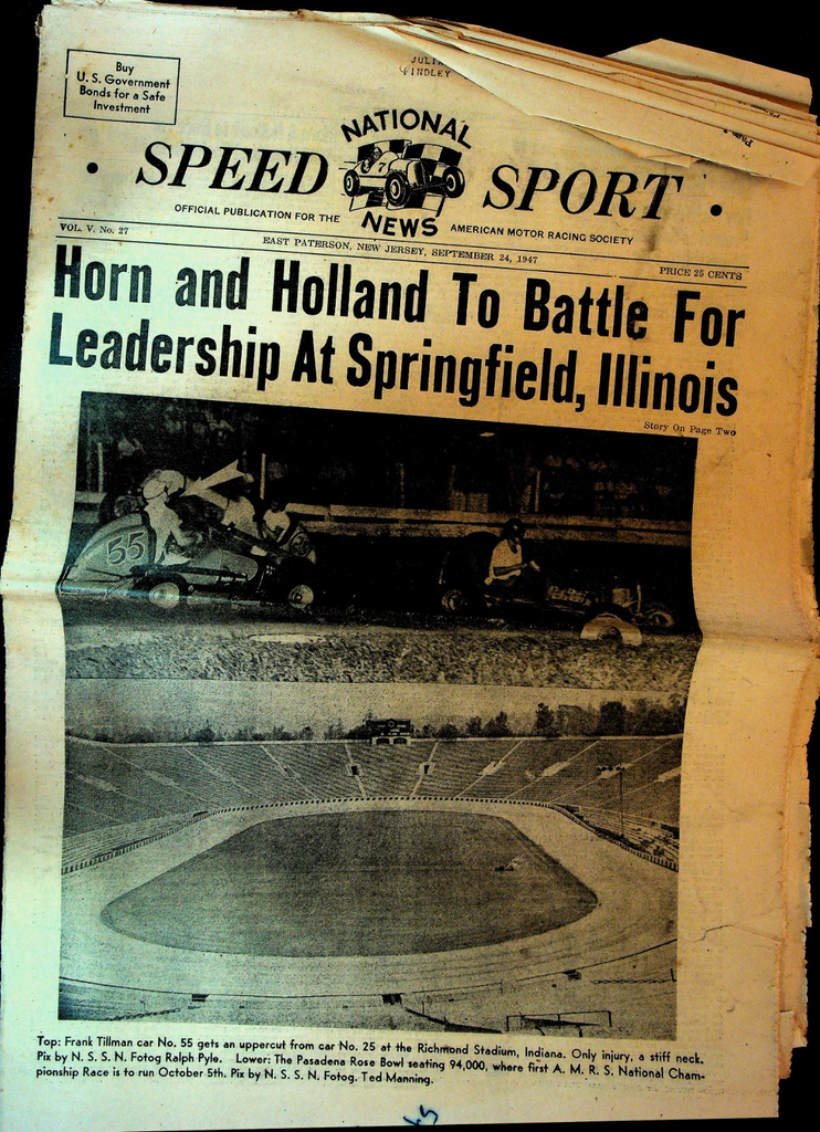National Speed Sport News September 24 1947 Marcel St Cricq Frank Tillman0