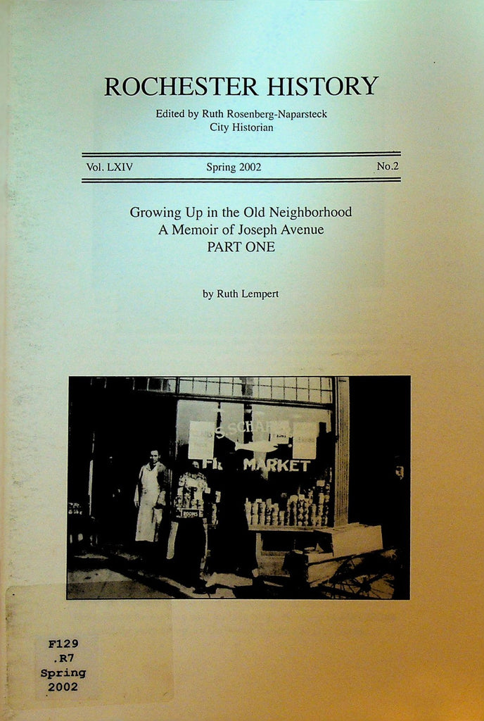 Rochester History NY Spring 2002 Joseph Avenue Old Neighborhood0