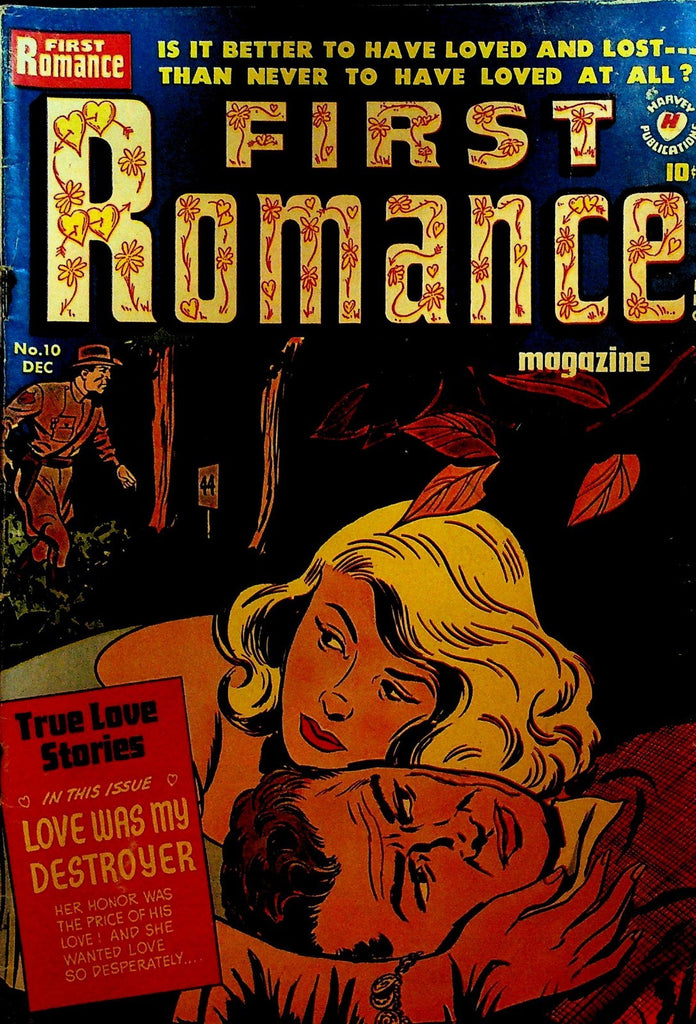 First Romance Magazine 10 Harvey Comics 1951 Golden Age Romance Comic0
