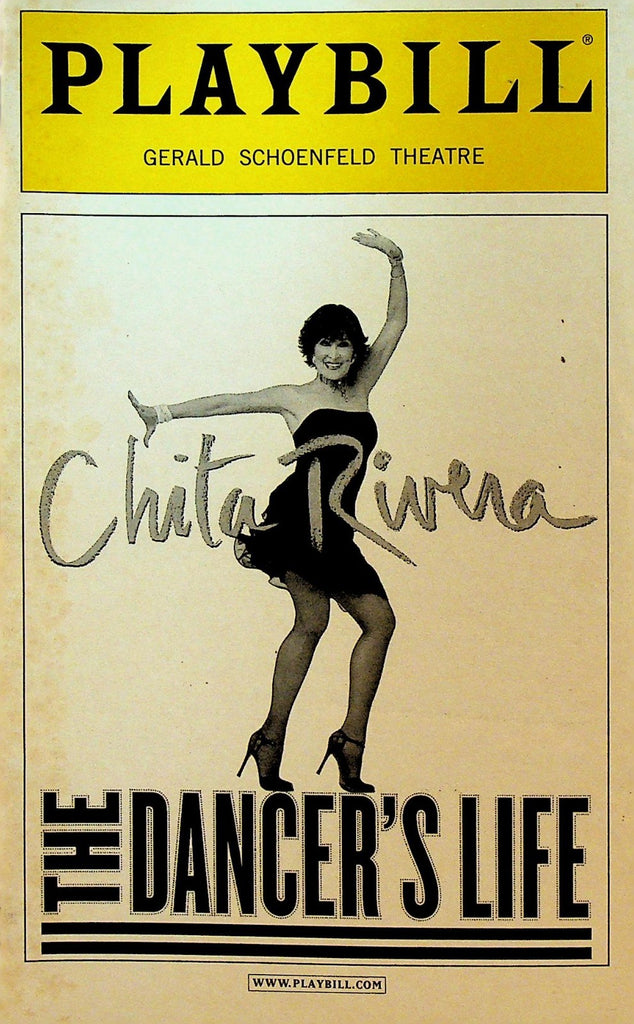 Chita Rivera The Dancer's Life Playbill January 2006 Liana Ortiz Alex Sanchez0