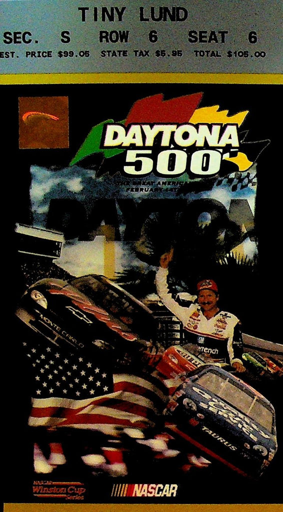 Daytona 500 NASCAR Race Ticket February 14 19990
