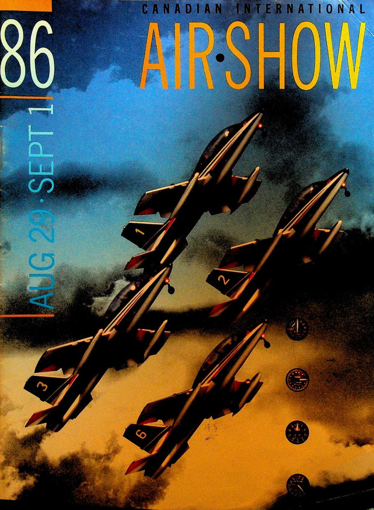Canadian International Air Show 1986 Souvenir Program Airplanes0
