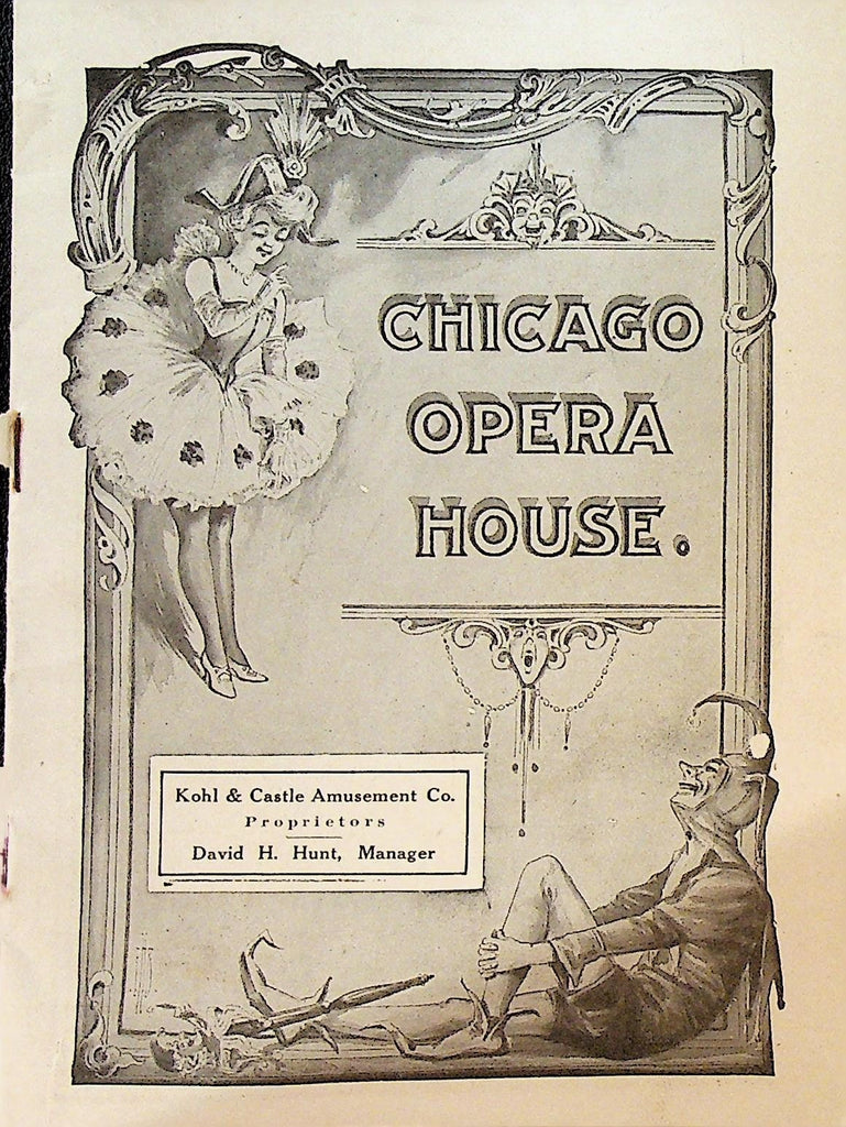 Captain Careless Playbill June 17 1907 Harry Lane Chicago Opera House0