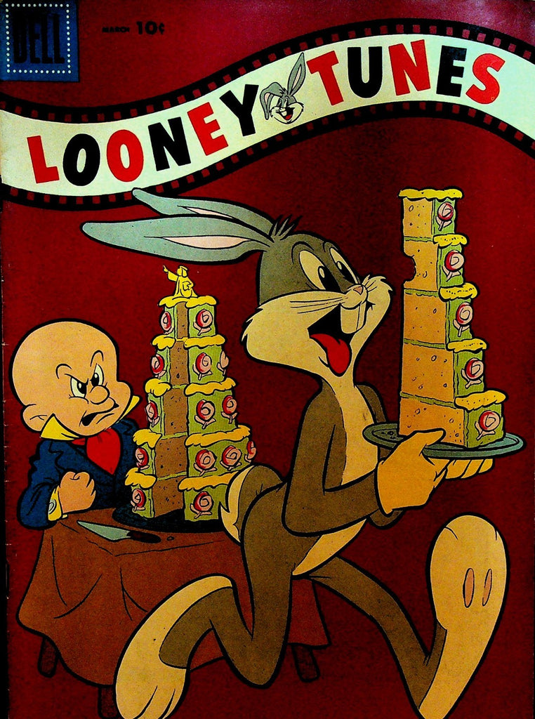 Looney Tunes 173 Dell Comics 1956 Bugs Bunny Cake Cut Piece0