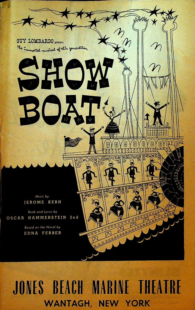 Show Boat Playbill 1960s Jones Beach Marine Theatre Wantagh NY David Atkinson0