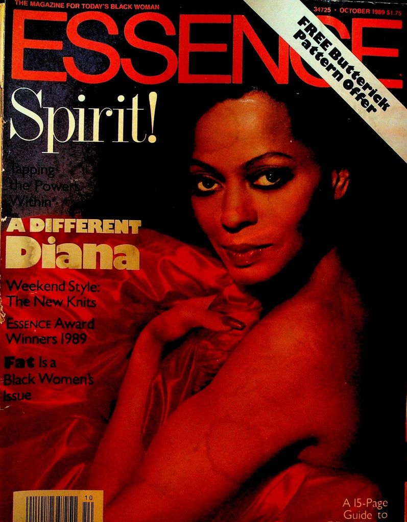 Essence Magazine October 1989 Diana Ross Carol Dixon Iyania Vanzant0