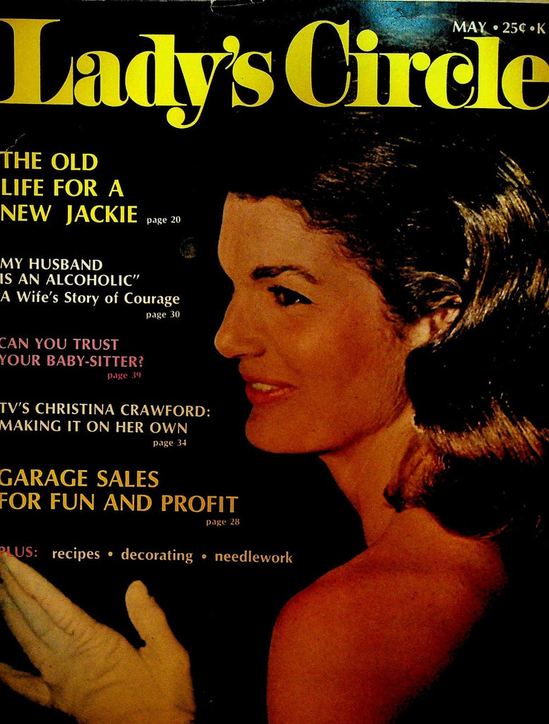 Lady's Circle May 1969 Jackie Kennedy Christina Crawford Alcoholic Husband0