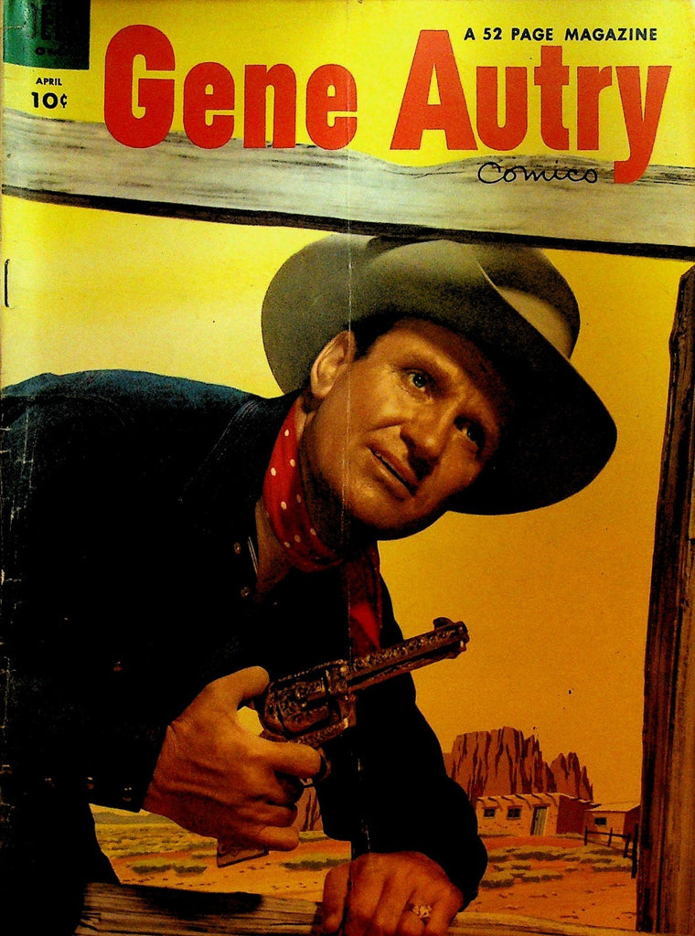 Gene Autry Comics 86 Dell Comics 1954 Canyon Adobe House0