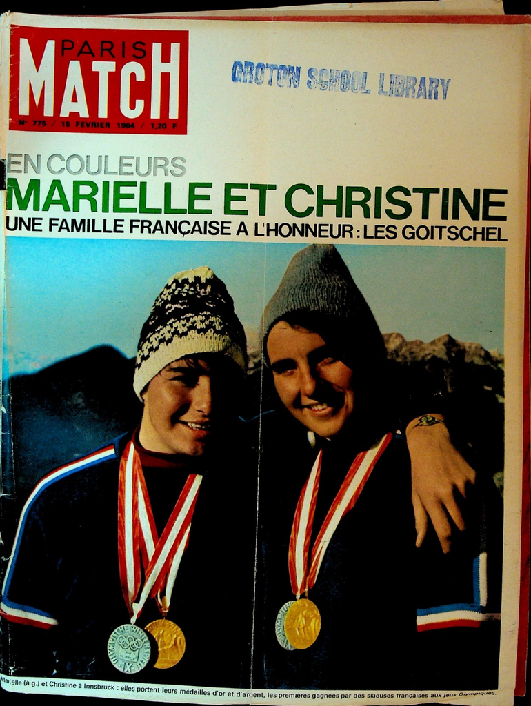 Paris Match February 15 1964 Christine Marielle Goitschel Olympics Madame Nhu0