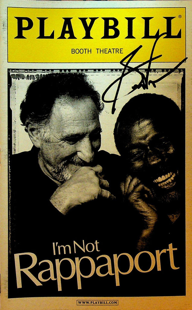 I'm Not Rappaport Playbill September 2002 Ben Vereen Autograph Signed0