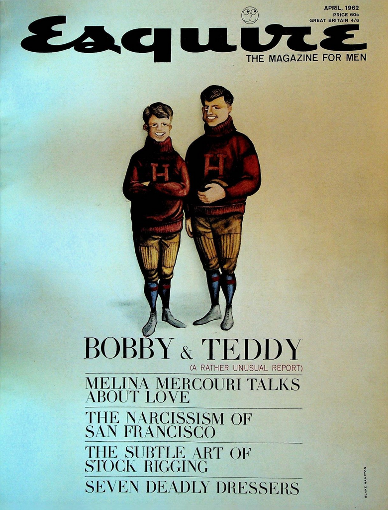 Esquire Magazine April 1962 Robert F Ted Kennedy Milton Berle Bert Lahr