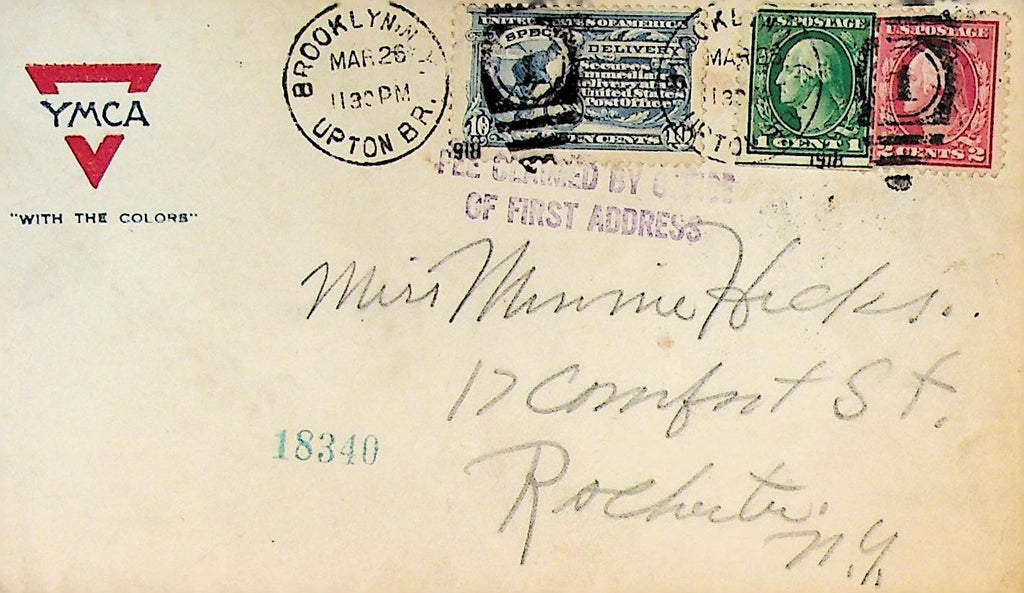 YMCA Cover Special Delivery Fee Claimed by Office of First Address No Response0