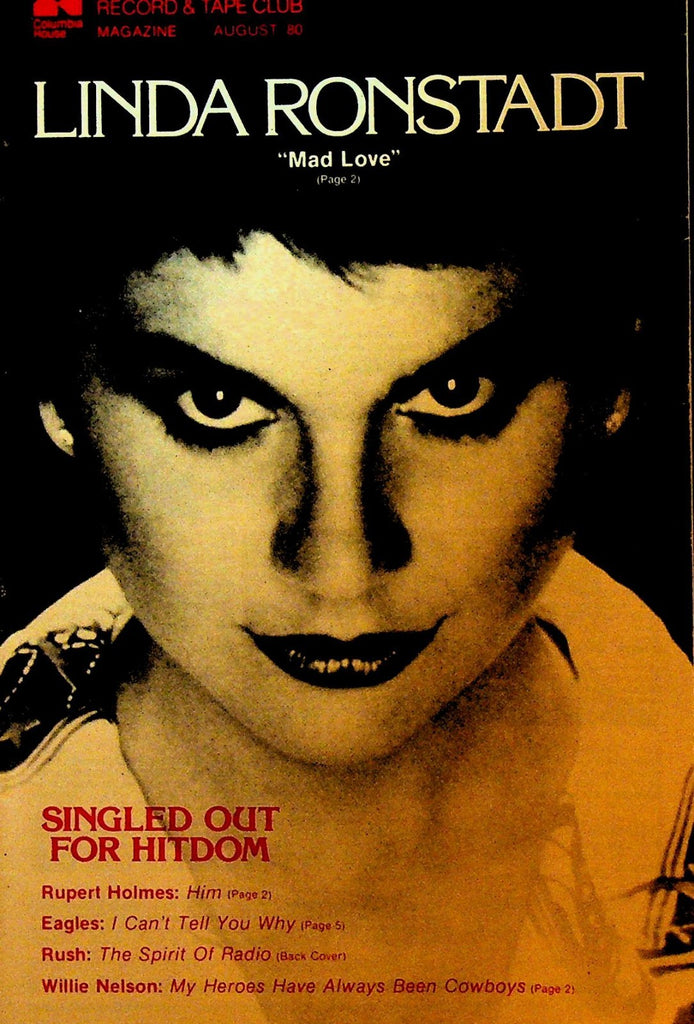 Columbia Record & Tape Club Catalog August 1980 Linda Ronstadt0